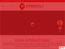 Tablet Screenshot of gamasalt.com